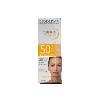 ضد آفتاب رنگی بایودرما Photoderm COVER Touch MINERAL SPF50 حجم 40 گرمی