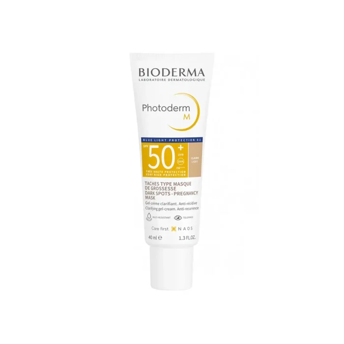 ضد آفتاب رنگی بایودرما Photoderm M SPF50 حجم 40 میلی لیتری