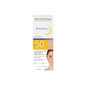 ضد آفتاب رنگی بایودرما Photoderm M SPF50 حجم 40 میلی لیتری