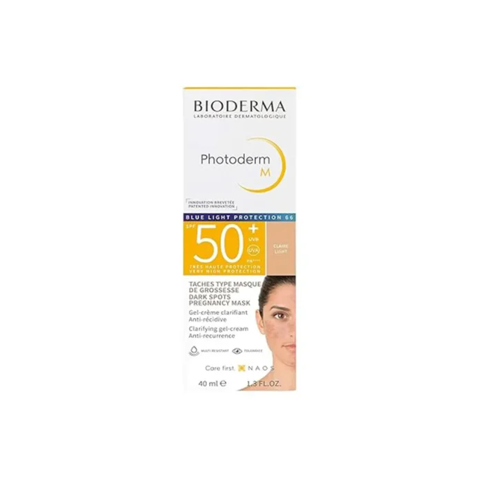 ضد آفتاب رنگی بایودرما Photoderm M SPF50 حجم 40 میلی لیتری