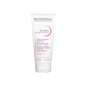 ژل شست و شوی صورت بایودرما Sensibio DS+ gel moussant حجم 200 میلی لیتری