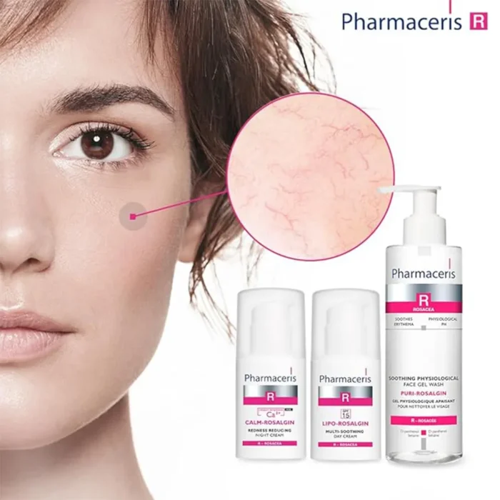 ژل شست و شو صورت فارماسریز ROSACEA SOOTHING PHYSIOLOGICAL حجم 190 میلی لیتری