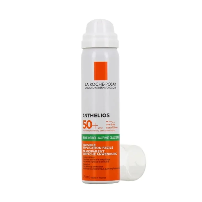 اسپری ضد آفتاب ضد براقی بی رنگ لاروش پوزای ANTHELIOS SPF50 BRUME ANTI-BRILLANCE حجم 75 میلی لیتری