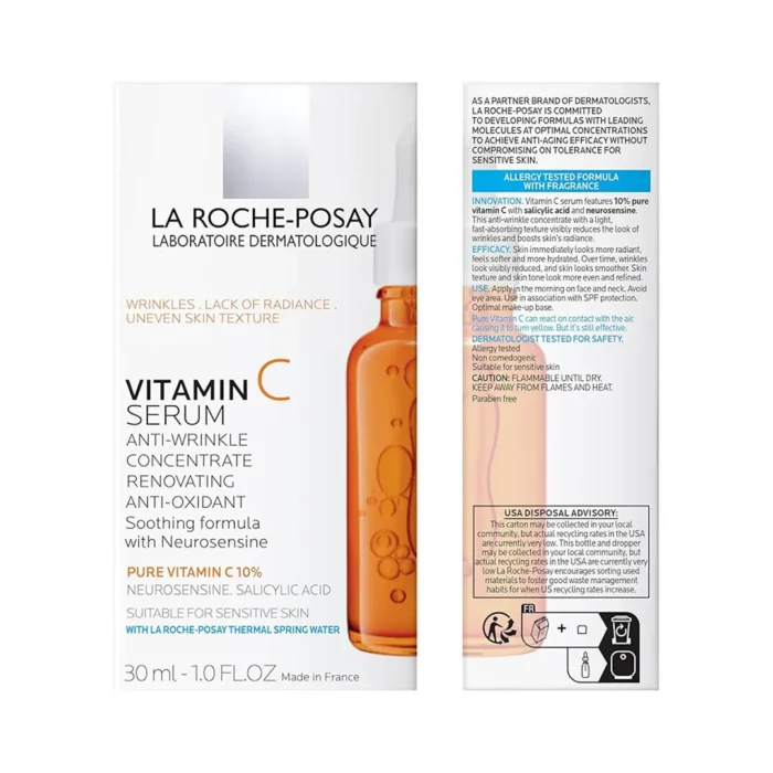 سرم ضد چروک لاروش پوزای PURE VITAMIN C10 SERUM حجم 30 میلی لیتری