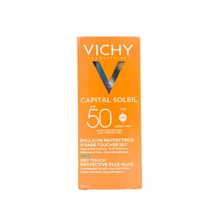 کرم ضد آفتاب رنگی ویشی CAPITAL SOLEIL SPF50 EMULSION حجم 50 میلی لیتری