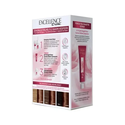 رنگ مو لورآل سری EXCELLENCE شماره 5.32