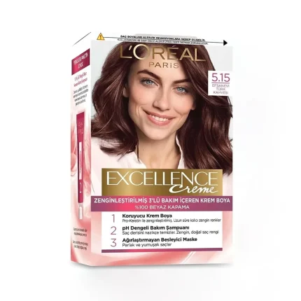 رنگ مو لورآل سری EXCELLENCE شماره 5.15