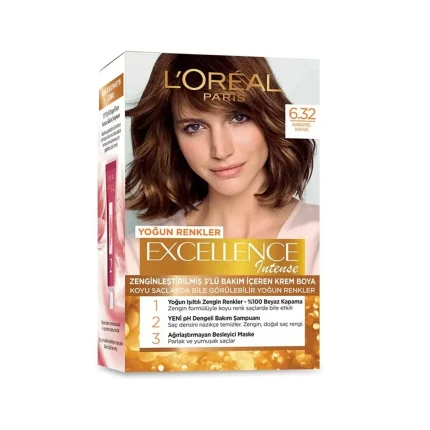 رنگ مو لورآل سری EXCELLENCE شماره 6.32