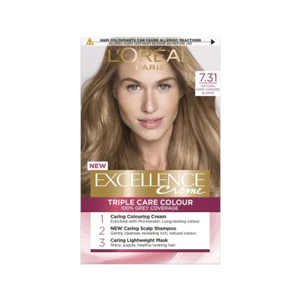 رنگ مو لورآل سری EXCELLENCE شماره 7.31