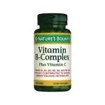 قرص ویتامین B-Complex + ویتامین C نیچرز بونتی تعداد 60 عددی