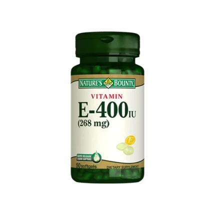 قرص ویتامین E نیچرز بونتی تعداد 50 عددی