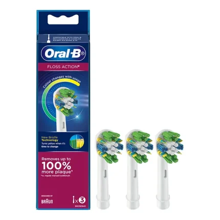 یدک 3 عددی مسواک برقی اورال بی FLOSS ACTION