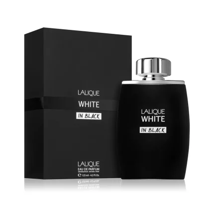 ادکلن لالیک WHITE IN BLACK حجم 125 میلی لیتری