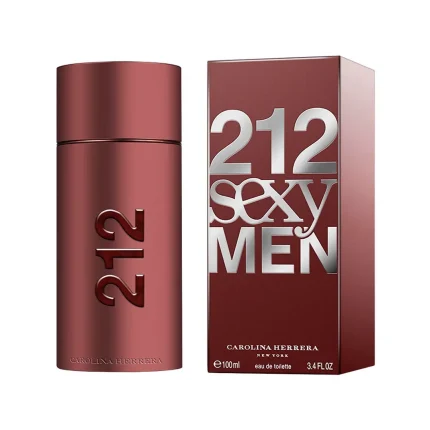 ادکلن مردانه کارولینا هررا 212 SEXY MEN حجم 100 میلی لیتری
