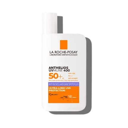 کرم ضد آفتاب و ضد لک لاروش پوزای ANTHELIOS UVMUNE 400 SPF50 ANTI DARK SPOTS FLUID حجم ۵۰ میلی لیتری