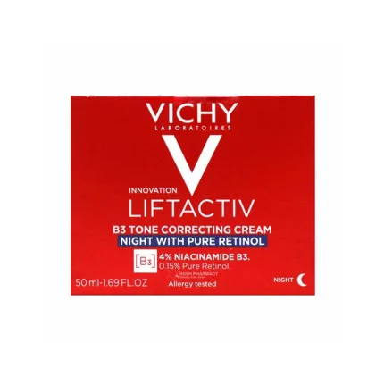 کرم شب رتینول ضد چروک ویشی LIFTACTIV حجم 50 میلی لیتری