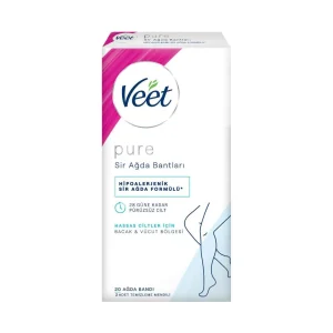 نوار اپیلاسیون ویت pure تعداد 20 عددی