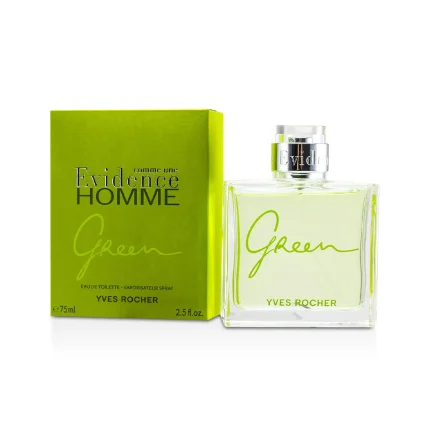 ادکلن مردانه ایوروشه مدل Green Evidence HOMME حجم 75 میلی لیتری