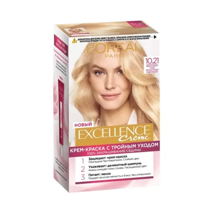 رنگ مو لورآل سری EXCELLENCE شماره 10.21