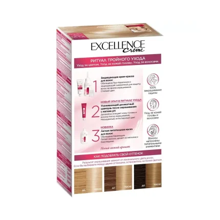 رنگ مو لورآل سری EXCELLENCE شماره 10.21