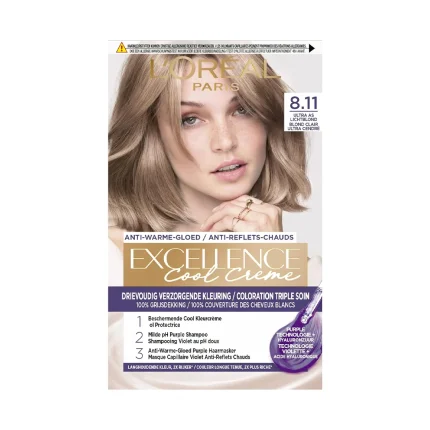 رنگ مو لورآل سری EXCELLENCE شماره 8.11