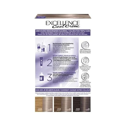 رنگ مو لورآل سری EXCELLENCE شماره 8.11