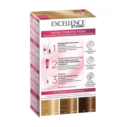 رنگ مو لورآل سری EXCELLENCE شماره 9.3