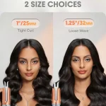 فر کننده مو شیگلم One-Touch سایز 25 میلی متری