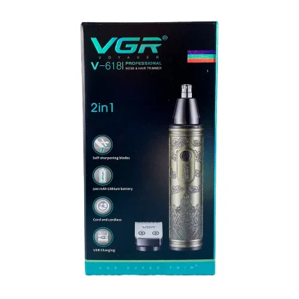 ماشین اصلاح دوکاره وی جی آر مدل V-618