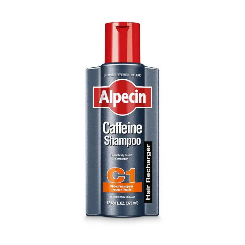 شامپو ضد ریزش مو آلپسین Caffeine C1 حجم 375 میلی لیتری