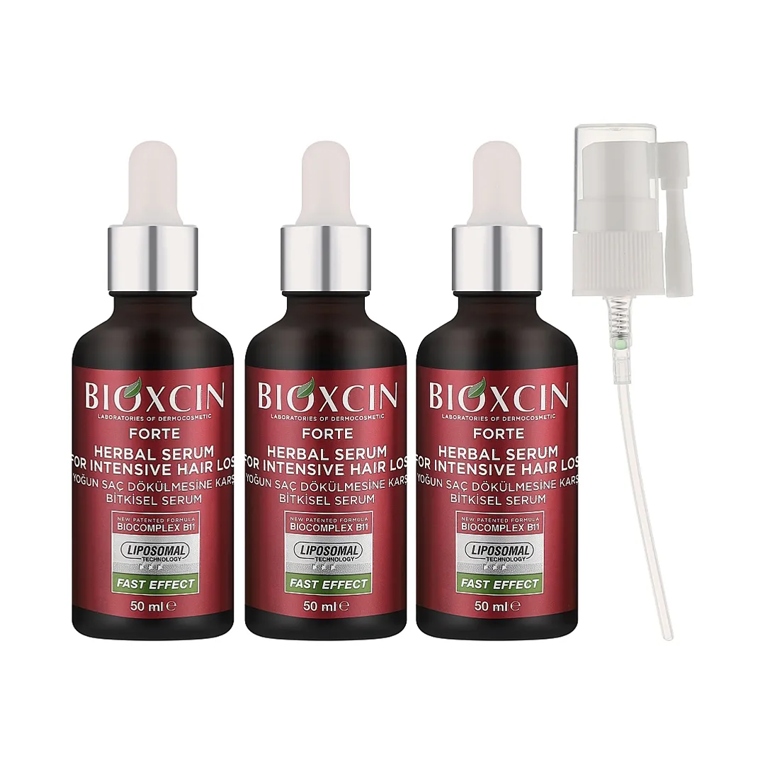 سرم ضد ریزش مو سه عددی بیوکسین FORTE حجم 150 میلی لیتری سرم ضد ریزش مو سه عددی بیوکسین FORTE حجم 150 میلی لیتری