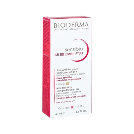 کرم بایودرما SENSIBIO AR BB cream SPF30 حجم 40 میلی لیتری