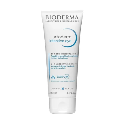 کرم ضد چروک دور چشم بایودرما Atoderm Intensive eye حجم 100 میلی لیتری