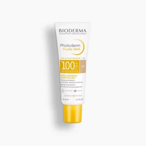 ضد آفتاب رنگی بایودرما Photoderm Fluide MAX SPF100 حجم 40 میلی لیتری