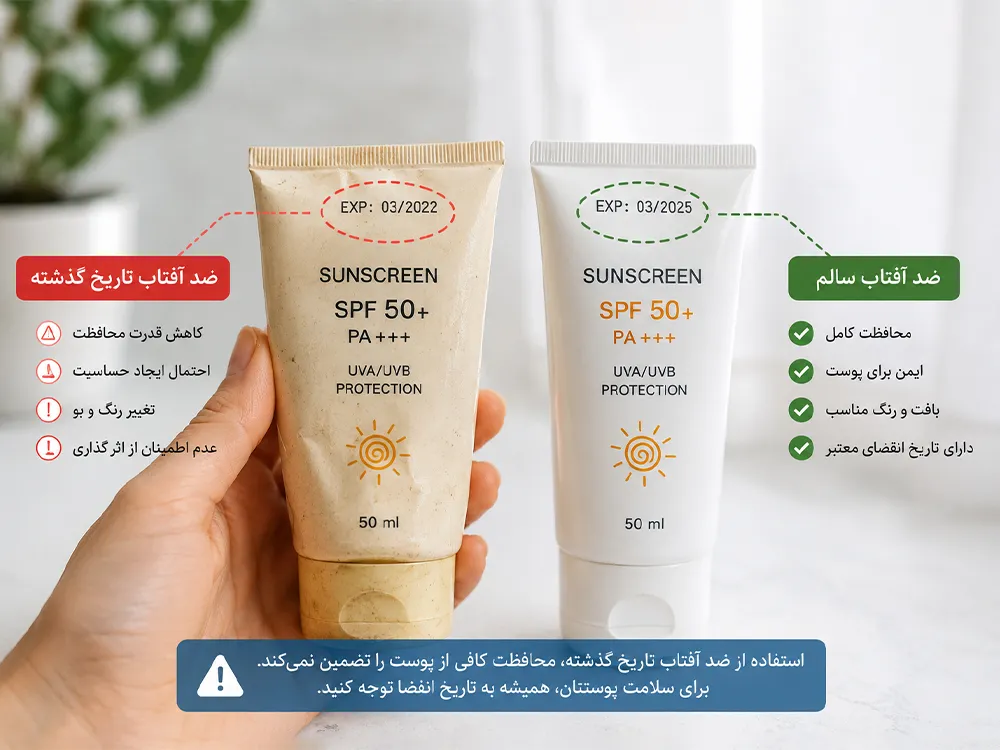 آیا ضد آفتاب تاریخ گذشته قابل استفاده است؟