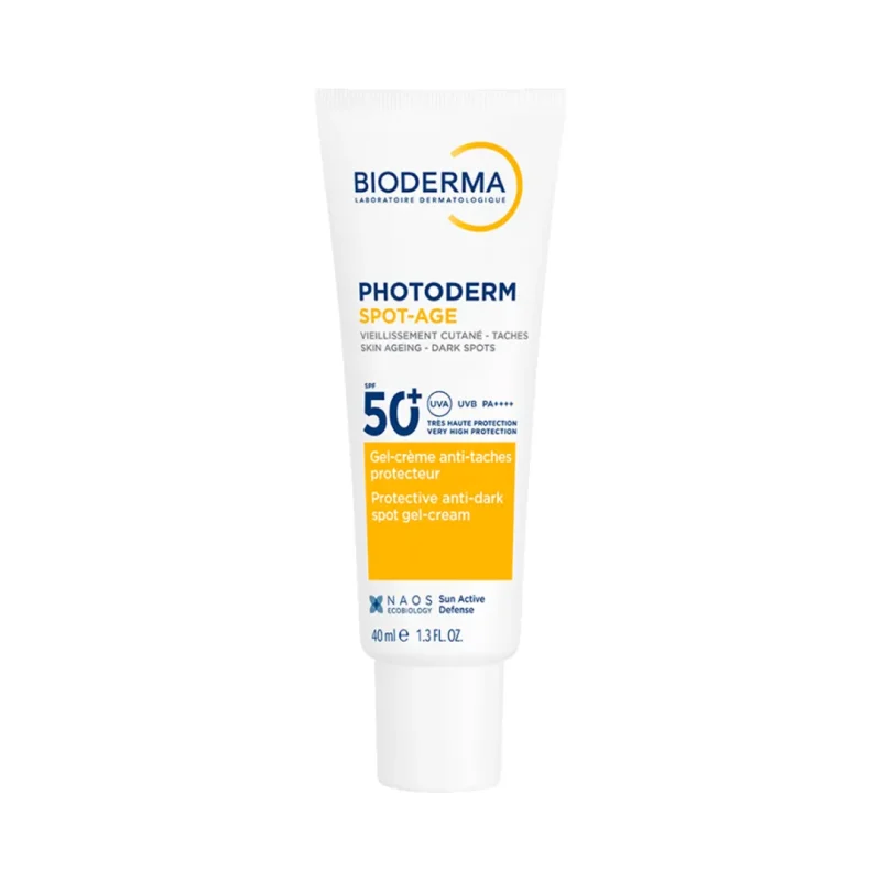 ژل کرم ضد آفتاب ضد لک و ضد چروک بایودرما PHOTODERM SPOT-AGE SPF50 حجم 40 میلی لیتری