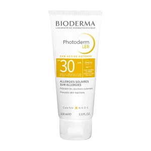 کرم ضد آفتاب بایودرما PHOTODERM LEB SPF30 حجم 100 میلی لیتری