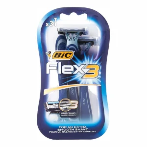 تیغ اصلاح 3 لبه بیک Flex3 بسته 3 عددی