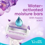 یدک تیغ اصلاح 3 لبه ژیلت VENUS بسته 4 عددی