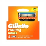 یدک تیغ اصلاح 5 لبه ژیلت FUSION 5 بسته 4 عددی